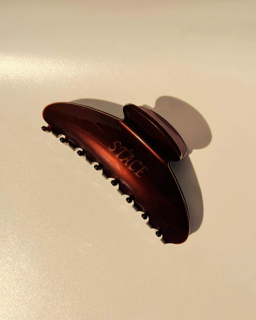 LIZ HAIRCLIP | Dark Cherry | 4inch