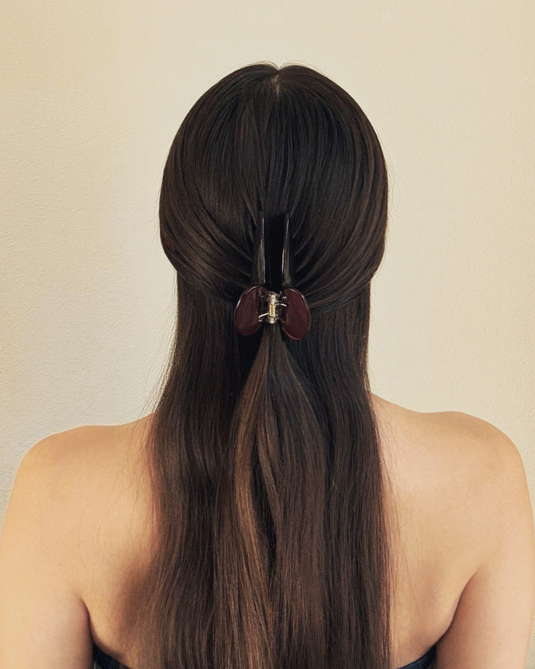 LIZ HAIRCLIP | Dark Cherry | 4inch